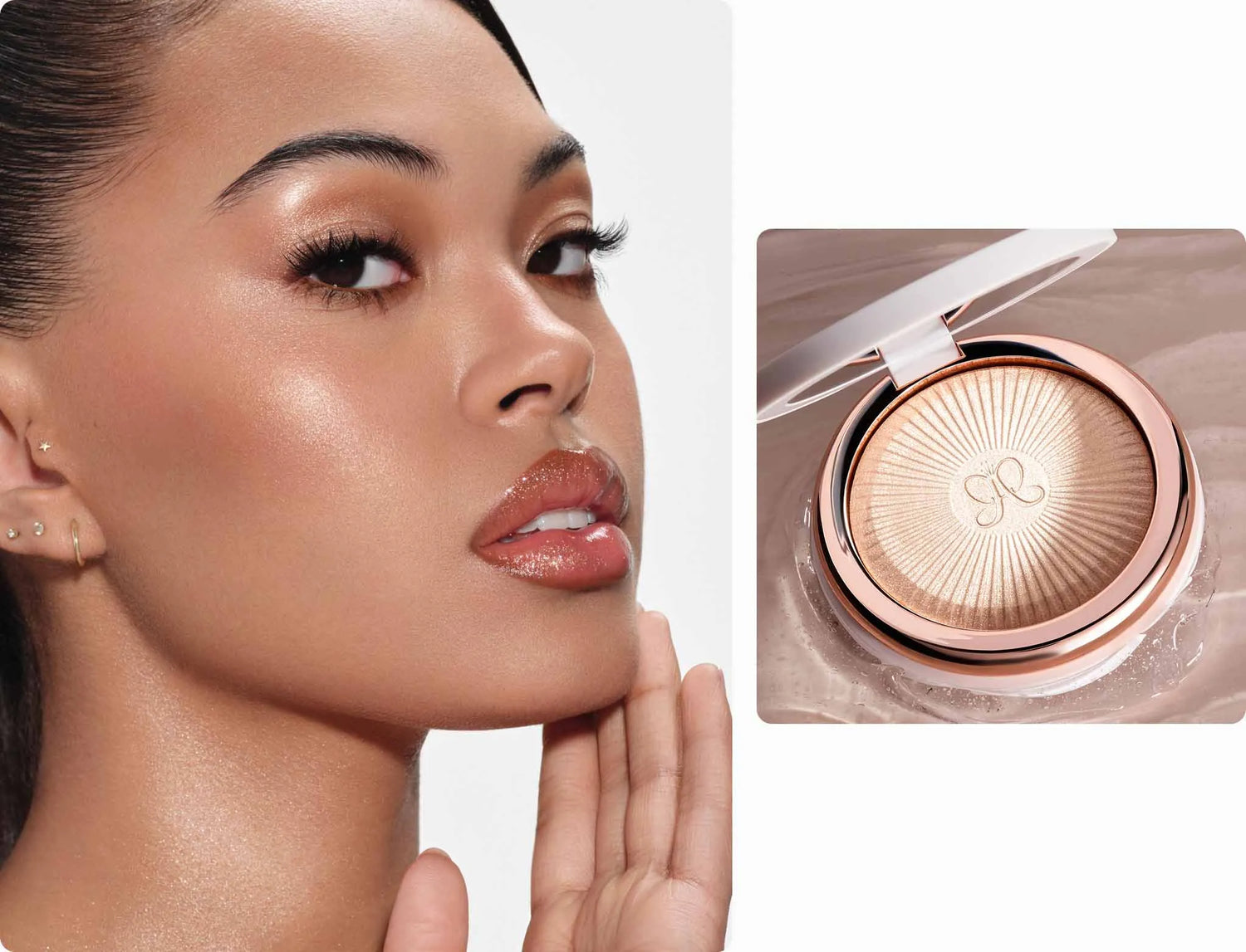 Rotina de maquiagem dourada: seu brilho radiante de verão