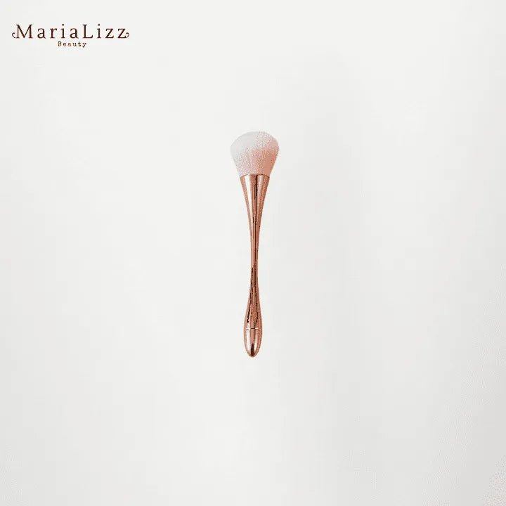 Pincel de maquiagem em leque