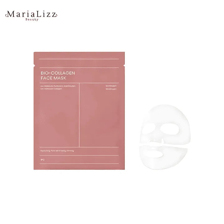 Máscara facial de biocolágeno