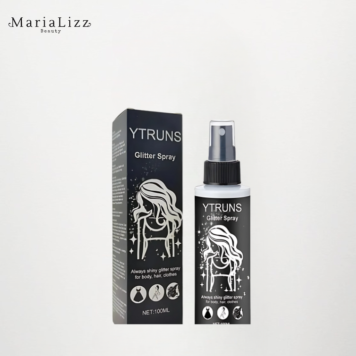 Spray de glitter de alto brilho