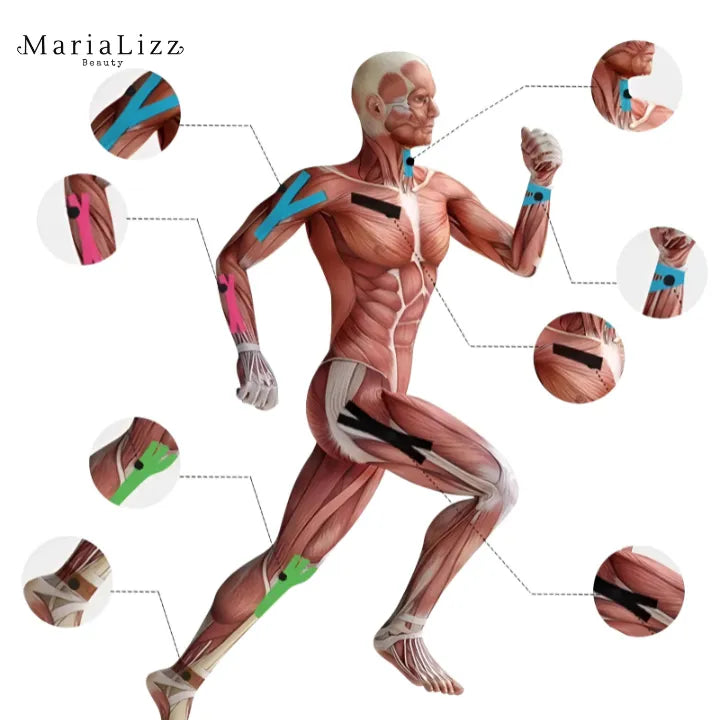 Fitas kinesio bandagem elástica