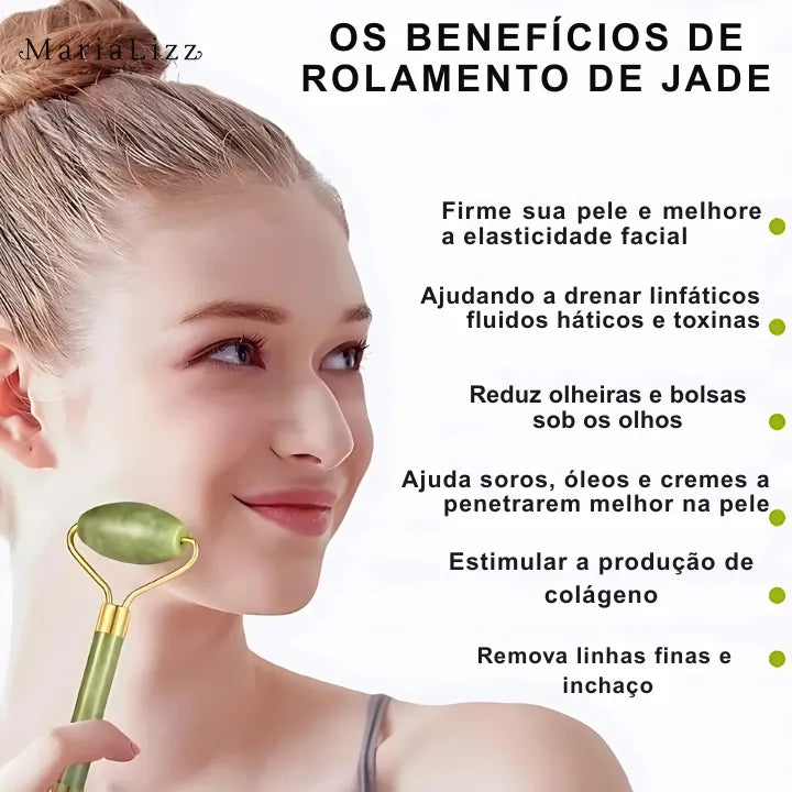 Conjunto de rolos de Jade 4 em 1