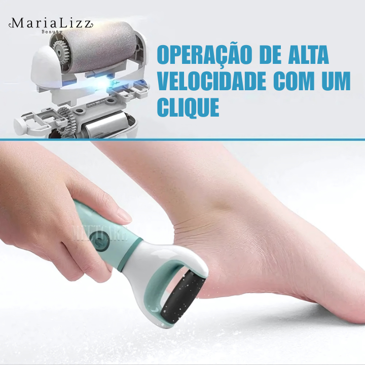 Lixadeira elétrica para os pés