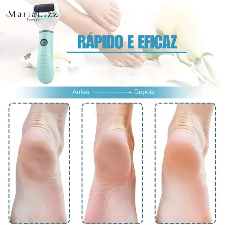 Lixadeira elétrica para os pés