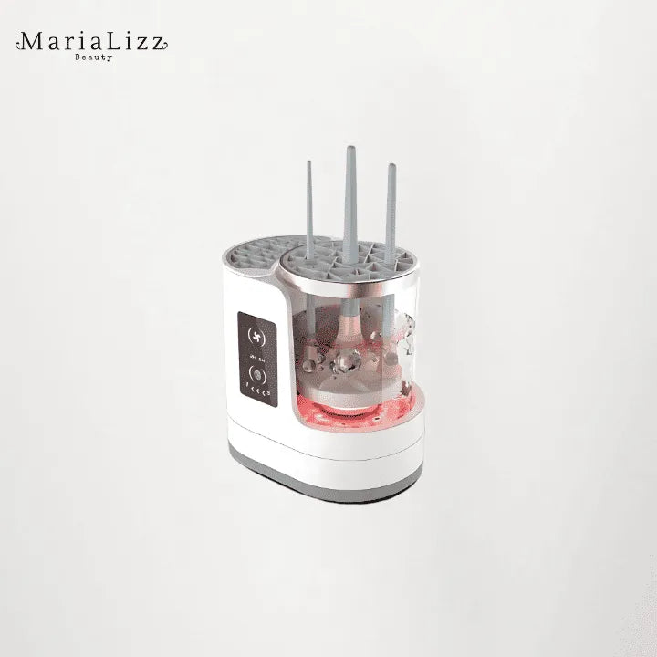 Máquina elétrica de limpeza de pincéis de maquiagem